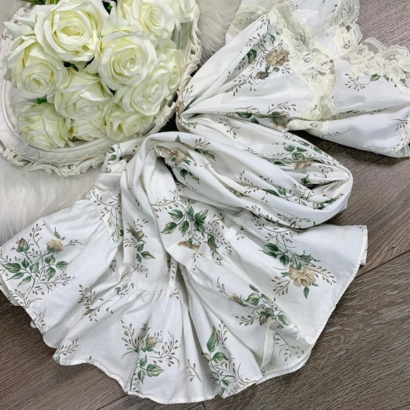 Vintage Victorias Secret Floral Cotton Slip Dress - Picture 6 of 6